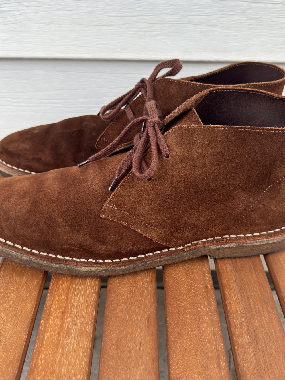 J CREW Macalister Chukka Suede boots / brown / 11